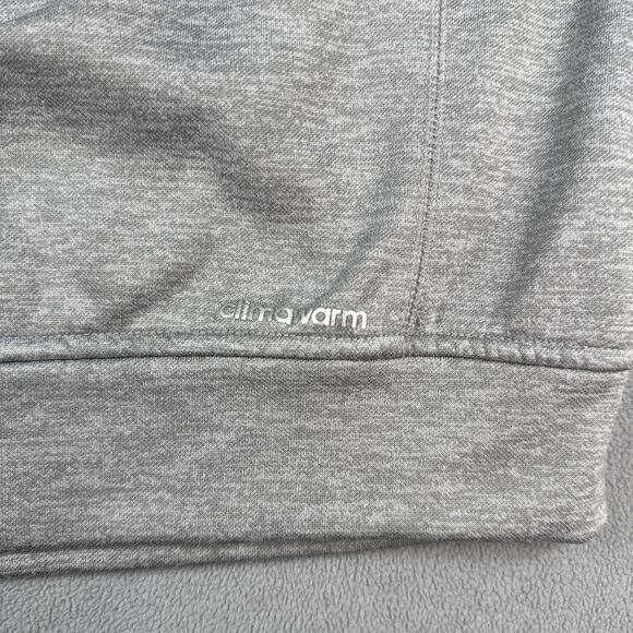 Miami Redhawks Adidas Team Issue Hoodie Mens Large Gray Black ClimaWarm Full Zip - Picture 10 of 15